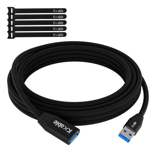 Cable De Extension Usb 3.0 De 15 Pies, Cable Extensor Tipo A