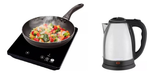 Kit Gourmed Fogão Cooktop Indução E Chaleira Elétrica  220v