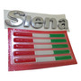 Insignia Emblema Siena + Bandera Italia X 5 Un.ver Medidas BMW X5