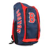 Back Pack Beisbol Softbol Bs Boston Marino Rojo Letra Roja