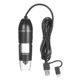 Microscopio, Zoom, Función Usb, Lupa, Luz Digital De 8 Led