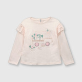 Polera De Bebé Niña Combie Soft Pink (3 A 36 Meses)