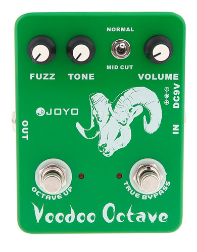 Pedal De Efeito Joyo Vintage Voodoo Octave Jf-12  Verde