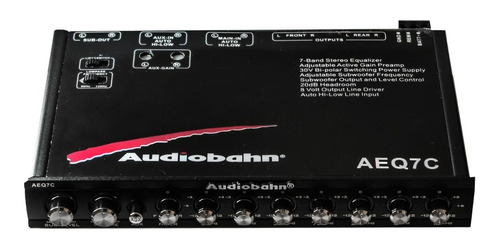 Ecualizador Paramétrico 7 Bandas Aeq7c Audiobahn