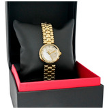 Relogio Technos Feminino Dourado Mini Pequeno Social 