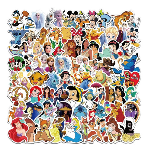 Stickers Adhesivos Disney 50 Piezas