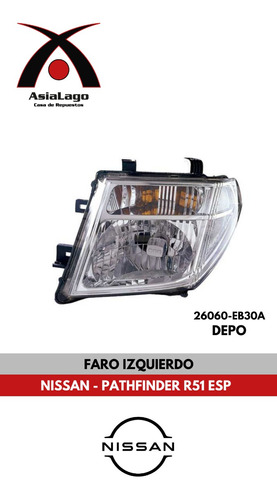 Faro Derecho E Izquierdo Nissan Pathfinder R51 Espaola Foto 2