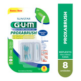 Cepillo Interdental Gum Proxabrush 414 Fino Cónico 8 U