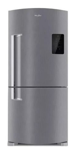 Heladera No Frost Whirlpool Wre85ak Inox Con Freezer 588l