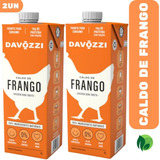 Kit Com 2 Caldo De Frango 100% Natural 1l - Davozzi