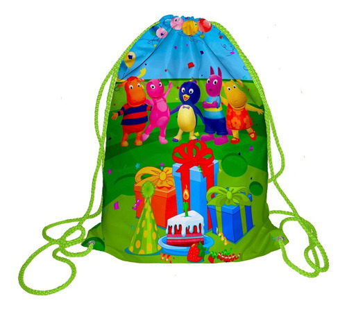 25 Morralito Dulcero Bolo Fiesta Infantil Backyardigans