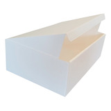 Caixa De Papelão 16x12x5 100 Unidades Montavel Branco Envios