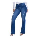 Calça Jeans Flare Mulheres Baixinhas Biotipo Petit Feminina