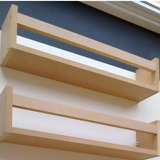 3 Prateleiras Para Livros Mdf Cru  60cm 