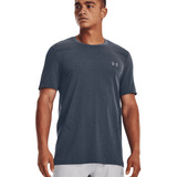 Remera Under Armour Hombre Seamless Manga Corta Gris