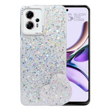 Carcasa Para Motorola G13 Glitter Brillo Incluye Pop Socket