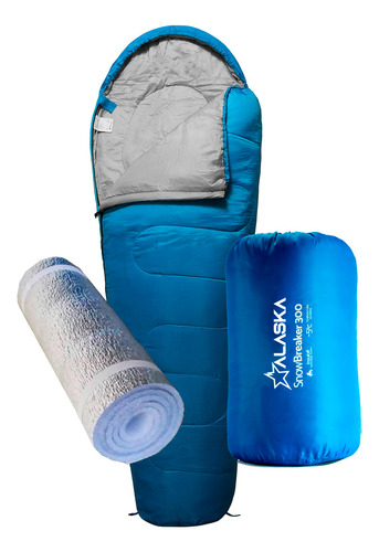 Bolsa De Dormir Alaska Termica -5 Grados + Aislante Camping