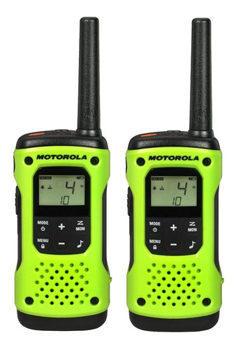 Handy Walkie Talkie Motorola T600 2vías 56km Resistente Agua Color Verde Lima