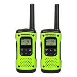 Handy Walkie Talkie Motorola T600 2vías 56km Resistente Agua Color Verde Lima