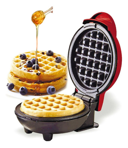 Máquina De Waffles Grill Panqueca Elétrica 110v Ou 220v