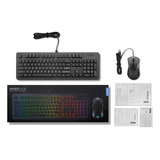 Combo Teclado Y Mouse Gamer Lenovo Km300 Rgb Usb L1 [j45]