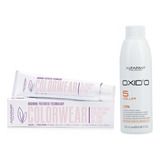 Kit  Tinte 60 G + Oxidante 120 Ml 5 Vol Color Wear Alfaparf