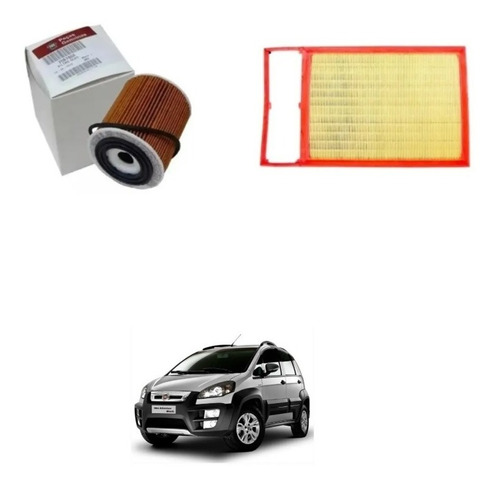 Kit Filtro Aire Aceite Fiat Strada Idea Etorq Original 