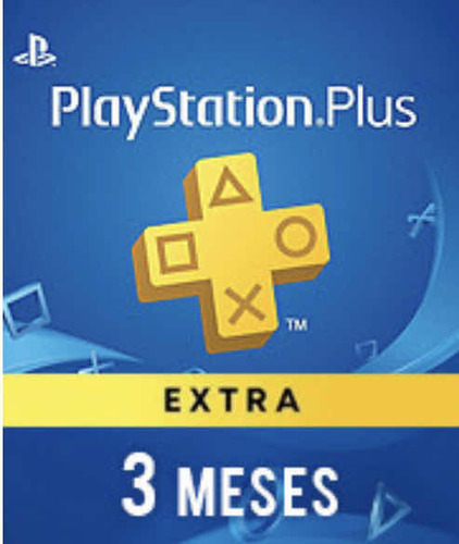 Playstation Plus Extra 3 Meses Ps4