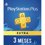 Playstation Plus Extra 3 Meses Ps4