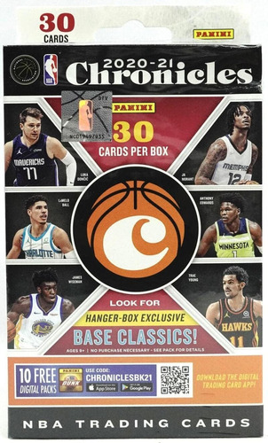 Panini Chronicles Nba Basketball Hanger Caja 30 Tarjetas