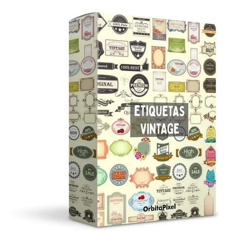 Colección De Etiquetas Vintage Editables Vectores