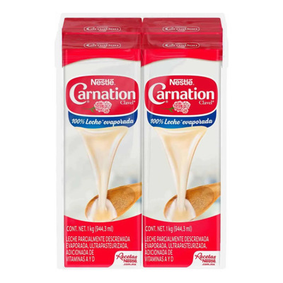 Leche Evaporada Carnation Clavel 4 Pz 944ml C\u002Fu Envío Gratis | Envío gratis