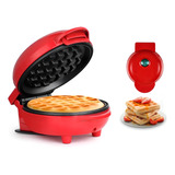 Maquina De Waffle Panqueca Forma Antiaderente Eletrica Grill