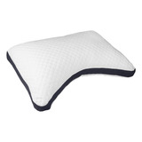 Almohada Ajustable Moon Blend Smart Bamboo, Estándar Color Blanco