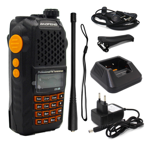 Radio Ht Walk Talk Dual Band Uhf Vhf Fm Baofeng Uv-6r 7w