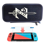 Estuche Para Nintendo Switch Edicion Espada Zelda + Vidrio