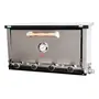 Horno Pizzero Pastelero Tecno Calor 6 Moldes Acero Inoxidable Gas Natural | MercadoLibre