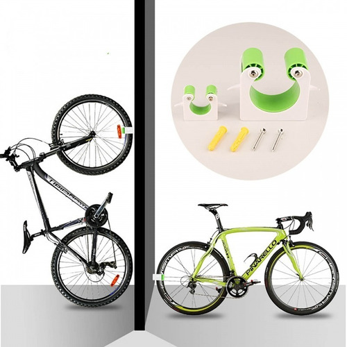 Soporte Pared Para Bicicleta Grande Incluye Chazos Tornillos