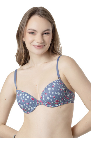 Lili Pink Paquete X2 Brasier Duo Copa Tres Cuartos 4503d Bra