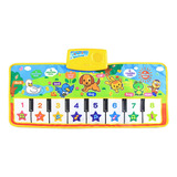 Piano Musical Tapete Bebe Teclado Infantil Educativo Lua