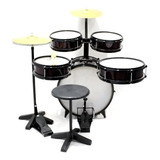 Bateria Infantil Profissional Rock Baby Vinho Com Chimbal