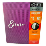 Cuerdas Elixir Guitarra Acustica/electroacustica 11-52