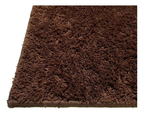 Alfombra Carpeta Pelo Largo Marron 1.50 X 2.00 Karavell