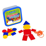 Bloques Logicos Evaflex Plastico Juego Didactico C/48 Pzas