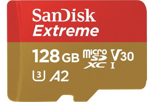 Micro Sd Sandisk Extreme 128gb R190/w90 Sdsqxaa - 128g