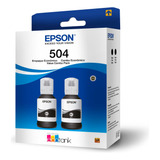 Epson Paquete 2 Tintas Color Negro Ecotank, Código T504120-2