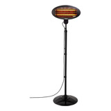 Calefactor Halógeno De Pie Liliana Chpie2000 2000w Color Negro