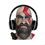 Suporte Headset Kratos - God Of War - Game Ps1 Ps2 Ps3 Ps5