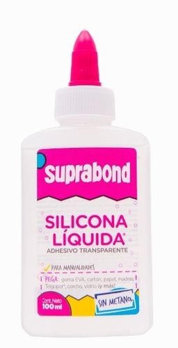 Adhesivo Suprabond Silicona Líquida 100ml Por 2 Unidades