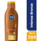 Protector Solar 6 Fps Y Bronceador Nivea Sun Loción X200ml